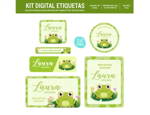 Etiqueta Escolar Digital Sapo