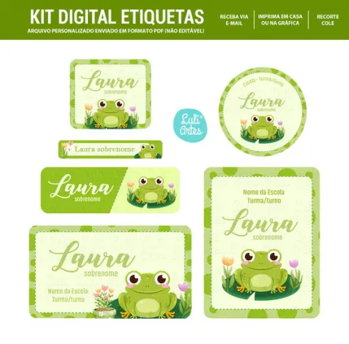 Etiqueta Escolar Digital Sapo