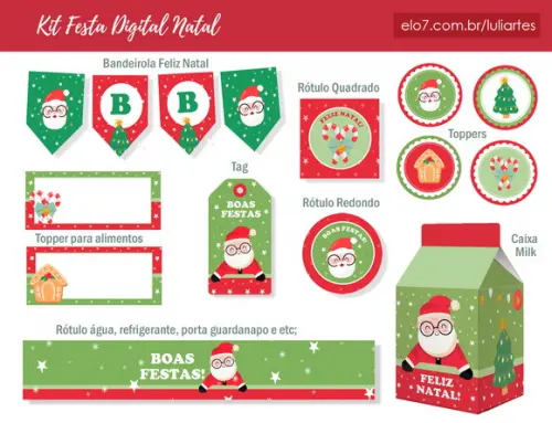 Kit Festa Digital Natal
