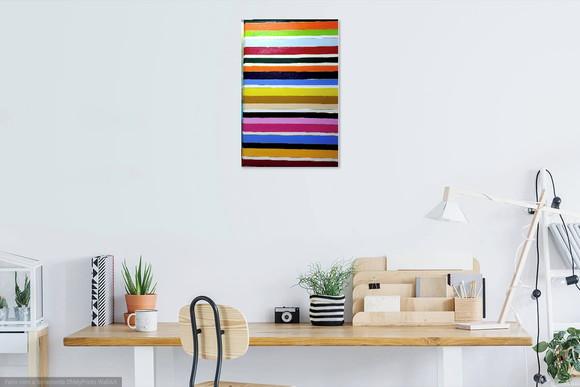 Quadro Abstrato Pronta Entrega Presente de Natal
