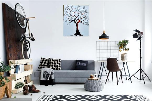 Quadro Árvore de Digitais para Casamento Presente de Natal