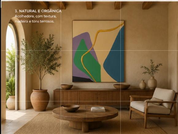 Quadro Decorativo para Quarto e Sala Pintura Orgânica