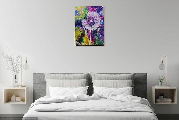Quadro Decorativo para Sala Dente de Leão Presente de Natal