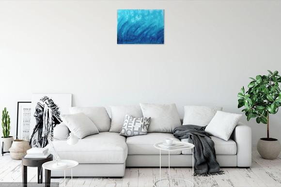 Quadro Decorativo Pintura em Tela Abstrato Moderno