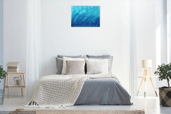 Quadro Decorativo Pintura em Tela Abstrato Moderno