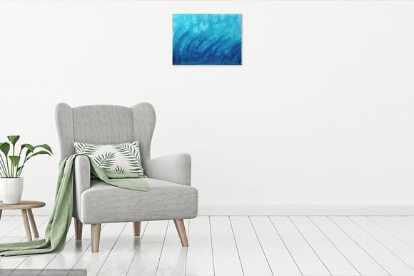 Quadro Decorativo Pintura em Tela Abstrato Moderno