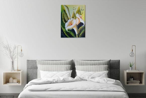 Quadro Grande para Sala e Quarto Copos de Leite Black Friday