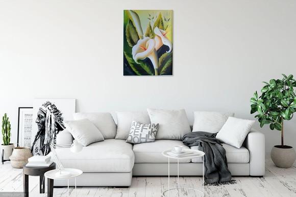Quadro Grande para Sala e Quarto Copos de Leite Black Friday