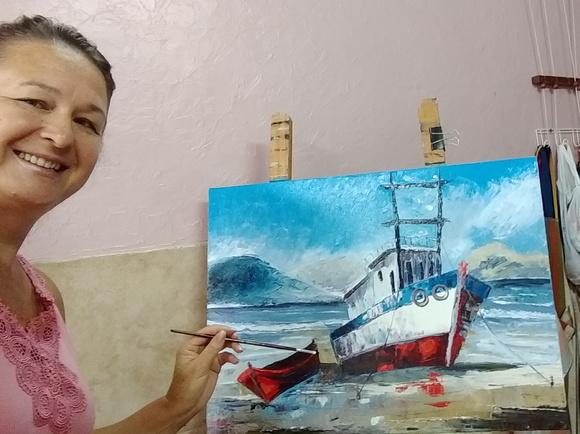 Quadro para Quarto e Sala Tela Mar Praia Barcos Black Friday