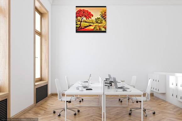 Quadro para Sala e Quarto Pintura Paisagem Presente de Natal