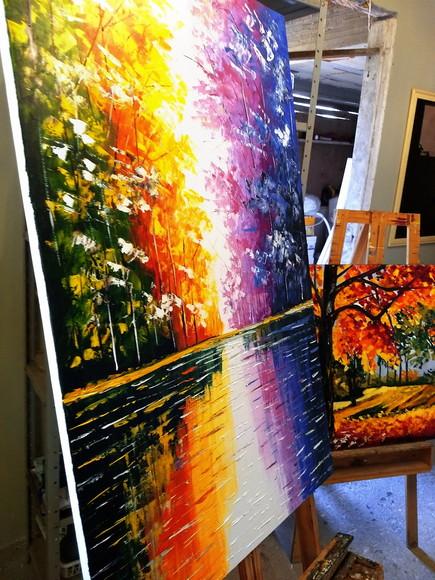 Quadro para Sala e Quarto Reflexo na Água Black Friday