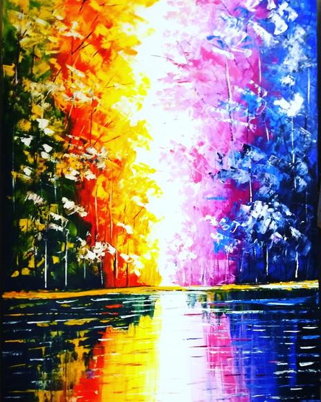 Quadro para Sala e Quarto Reflexo na Água Black Friday