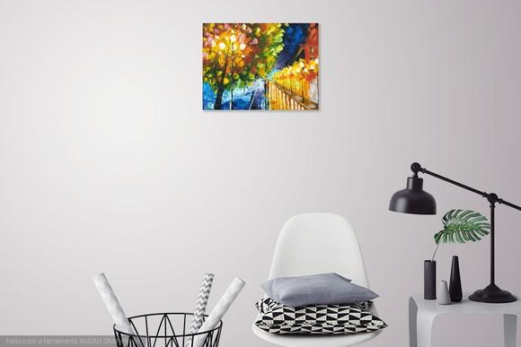 Quadro para Sala e Quarto Urbana Ruas da Cidade Black Friday