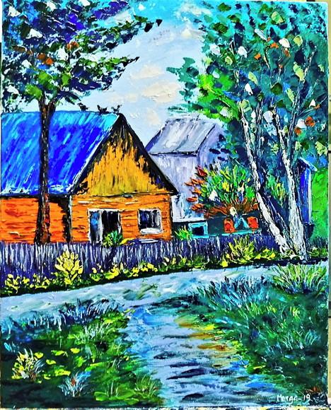 Quadro para Sala Pintura Caminho Passarinhos Black Friday