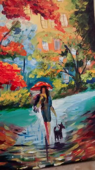 Quadro Pintura Tela Abstrato Moderno Pet Lovers Black Friday