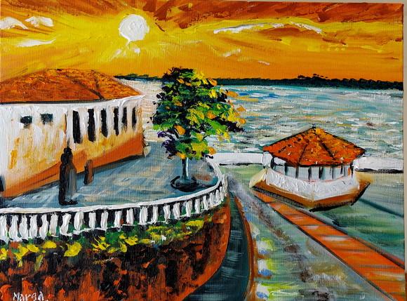 Quadro Pintura Tela Paisagem Urbana São Luís Maranhão