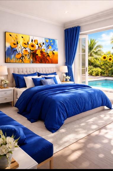 Quadros Abstrato Moderno Flores Amarelas Black Friday