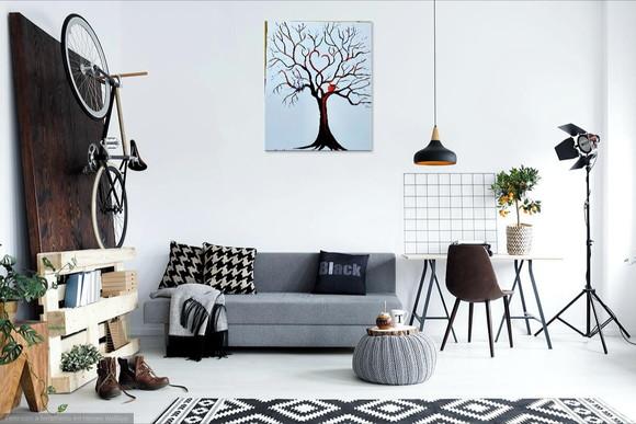 Quadros Árvore de Digitais para Casamento Presente de Natal
