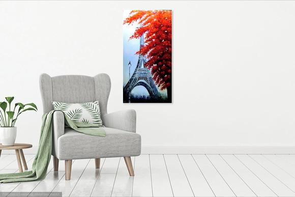 Quadros Av Champs Elysees Torre Eiffel Presente de Natal
