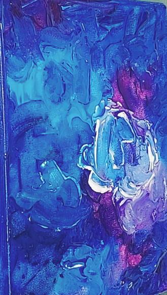 Quadros Decorativos Abstrato Moderno Azul Presente de Natal
