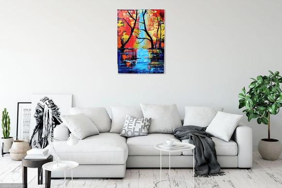 Quadros Decorativos Abstrato Moderno Presente de Natal