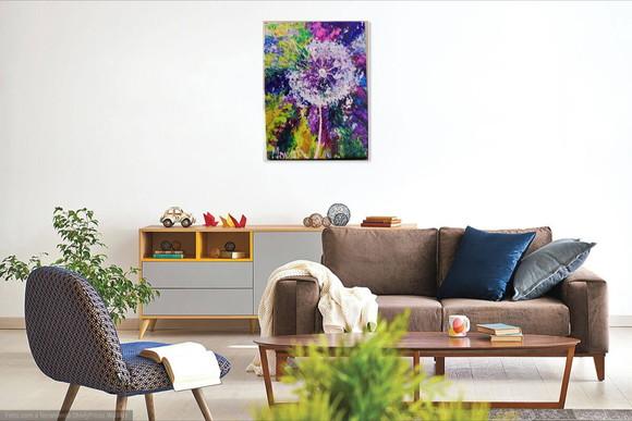 Quadros Decorativos Floral Dente de Leão Presente de Natal