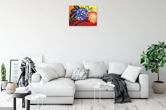 Quadros Decorativos Floral Hortênsias Presente de Natal