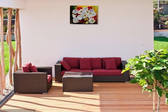 Quadros Decorativos Floral Rosas Brancas Presente de Natal