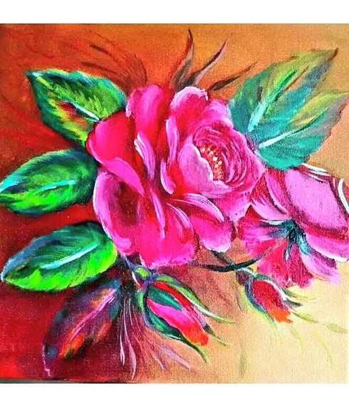 Quadros Decorativos Floral Rosas Vermelhas Presente de Natal