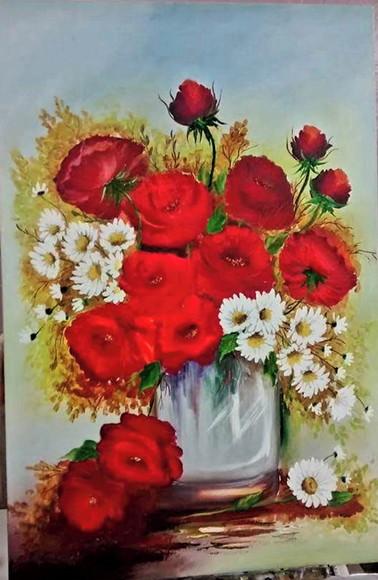 Quadros Decorativos Floral Rosas Vermelhas Presente de Natal