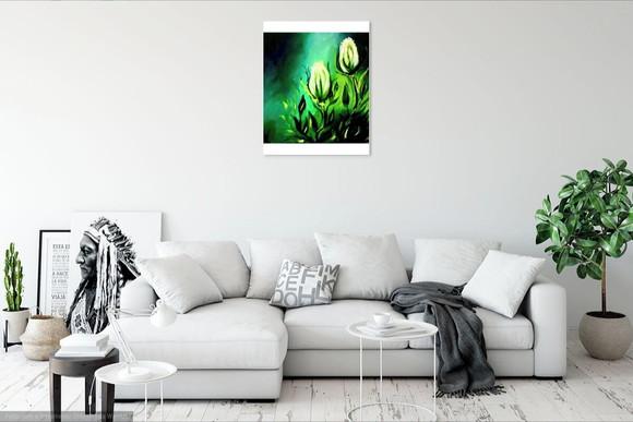 Quadros Decorativos Floral Tulipas Brancas Presente de Natal