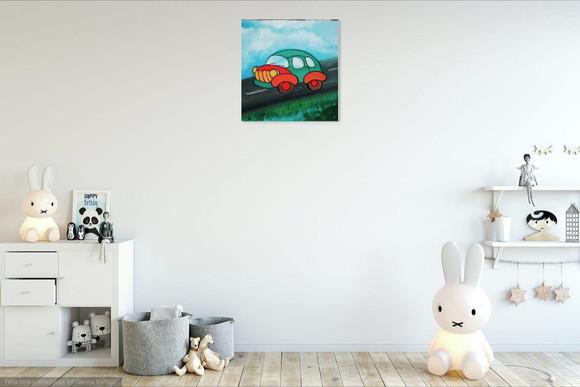 Quadros Decorativos Fusca Quarto Bebê Mãe Presente de Natal