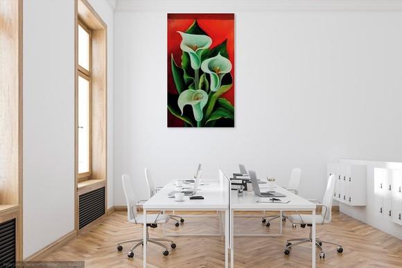Quadros Decorativos Grandes para Sala Tela Copos de Leite