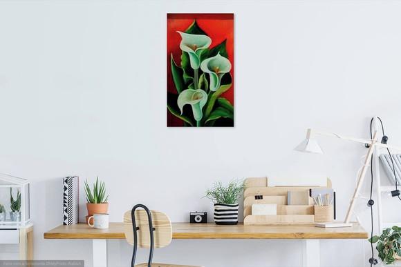 Quadros Decorativos Grandes para Sala Tela Copos de Leite