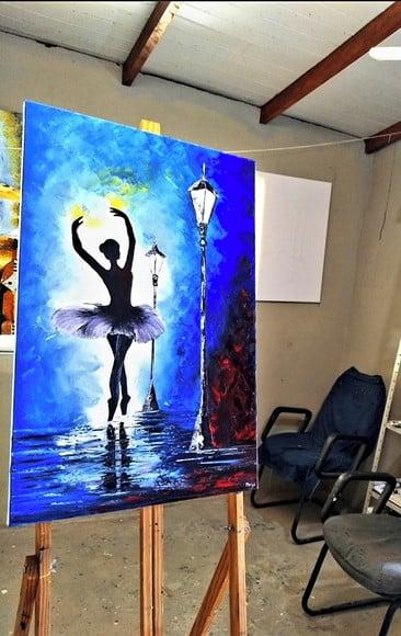 Quadros Decorativos Mulher Bailarina Dança Presente de Natal