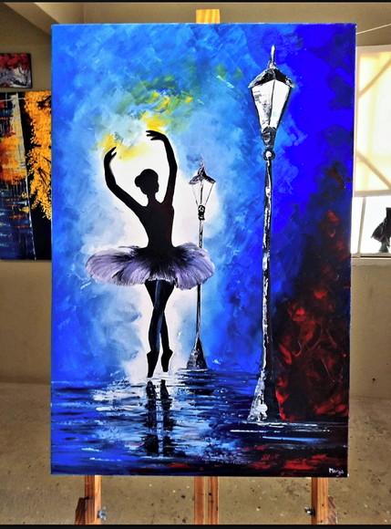 Quadros Decorativos Mulher Bailarina Dança Presente de Natal
