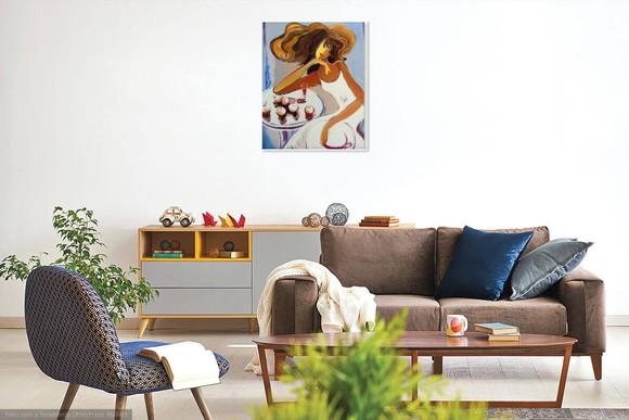 Quadros Decorativos Mulher Cofee Time Presente de Natal
