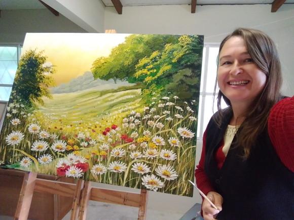 Quadros Decorativos Paisagem Amanhecer Presente de Natal