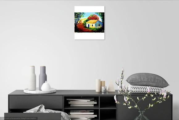 Quadros Decorativos Paisagem Caminho Presente de Natal