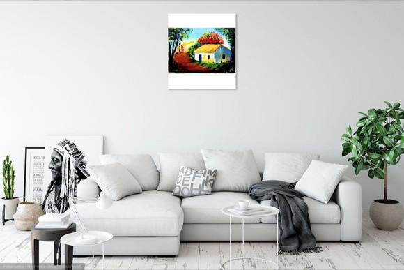 Quadros Decorativos Paisagem Caminho Presente de Natal