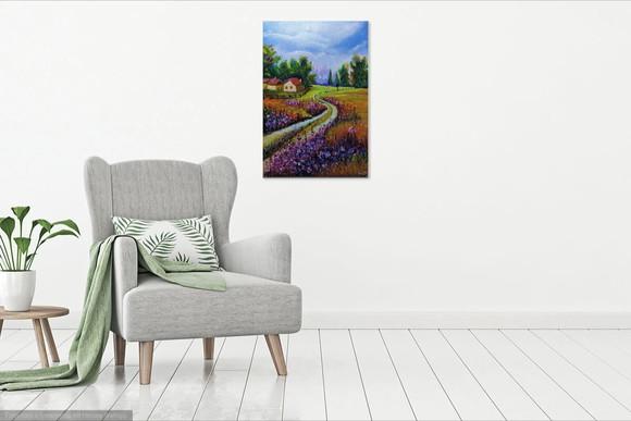 Quadros Decorativos Paisagem Estradinha Presente de Natal