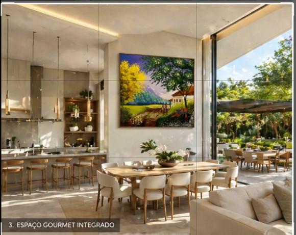Quadros Decorativos Paisagem Ipê Amarelo Presente de Natal
