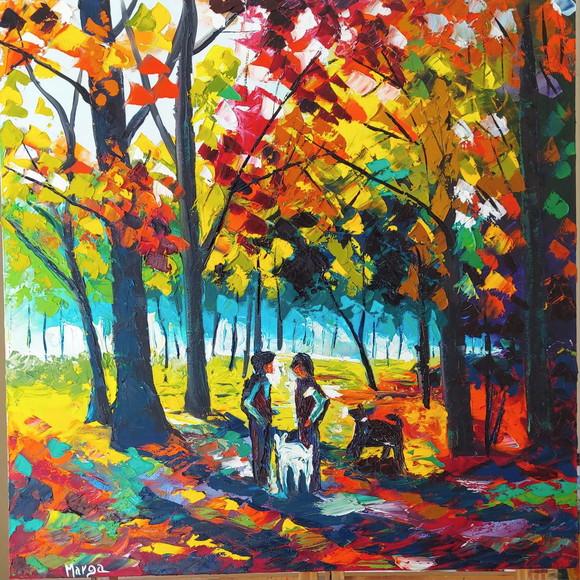 Quadros Decorativos Paisagem Urbana Dog Presente de Natal