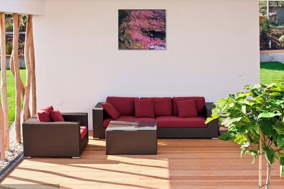 Quadros Fluído Abstrato Moderno Pouring Rose Black Friday