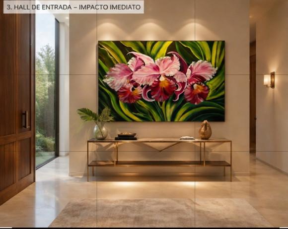 Quadros Grandes para Sala e Quarto Orquídeas Black Friday