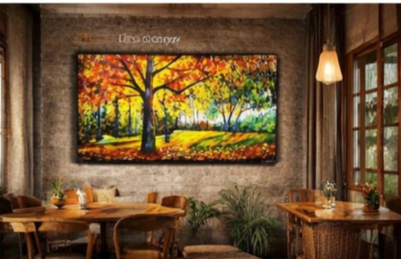 Quadros Grandes para Sala e Quarto Pintura Presente de Natal