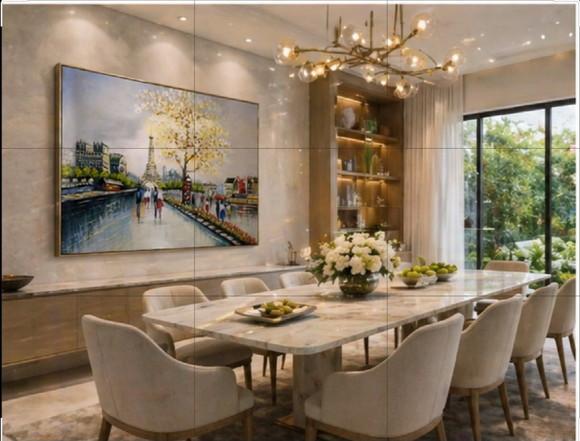 Quadros Grandes para Sala Pintura em Tela París Molin Rouge