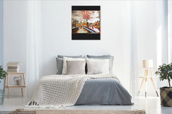 Quadros Grandes para Sala Pintura Paris Presente de Natal