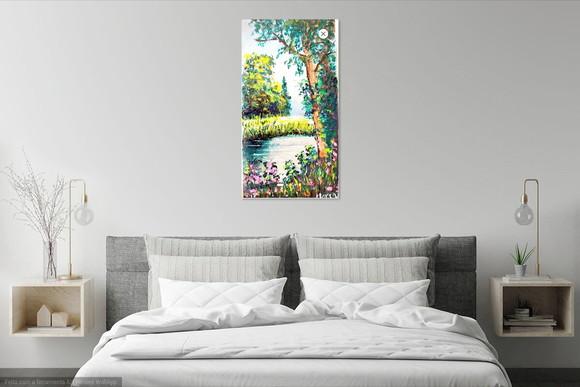 Quadros Grandes para Sala Pintura Tela Paisagem Black Friday