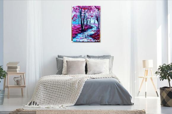Quadros Paisagem Reflexo na Água Presente de Natal
